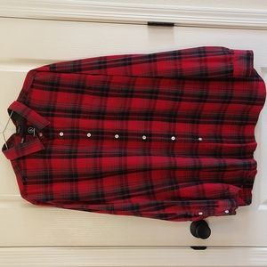 Volcom Men's Flannel Red XXL
